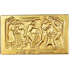 France, Medal, Société Ferrero France, Ars Et Labor, 2007, Gold, MS(64)