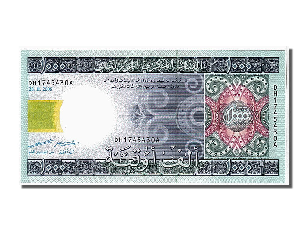 Geldschein, Mauretanien, 1000 Ouguiya, 2006, UNZ
