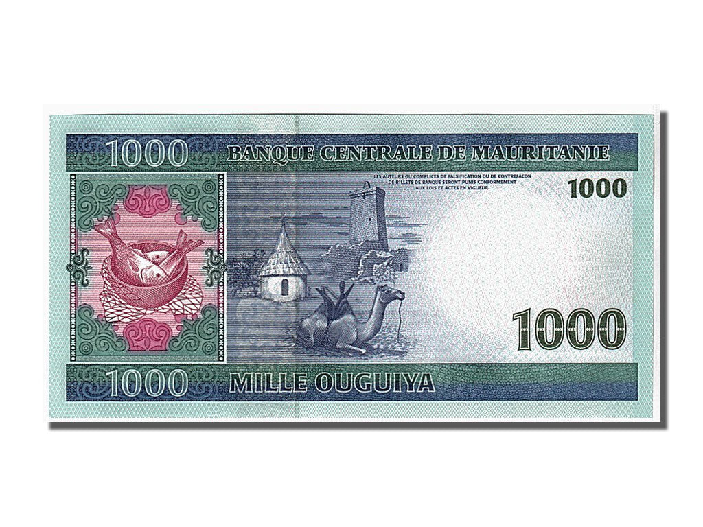 Geldschein, Mauretanien, 1000 Ouguiya, 2006, UNZ