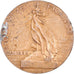 France, Token, Ligue des Patriotes, 1882, Mercié, EF(40-45), Bronze