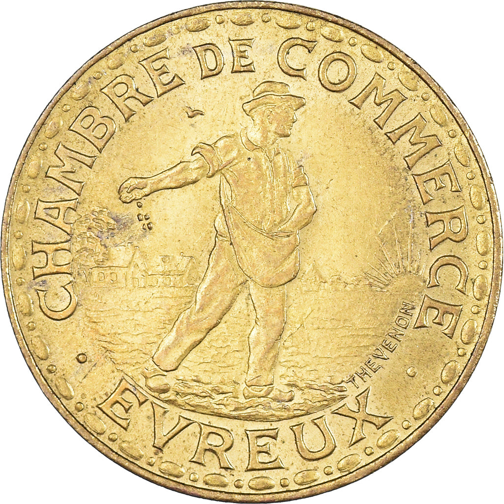 Coin, France, Chambre de commerce, Franc, 1922, Paris, Evreux, MS(60-62)