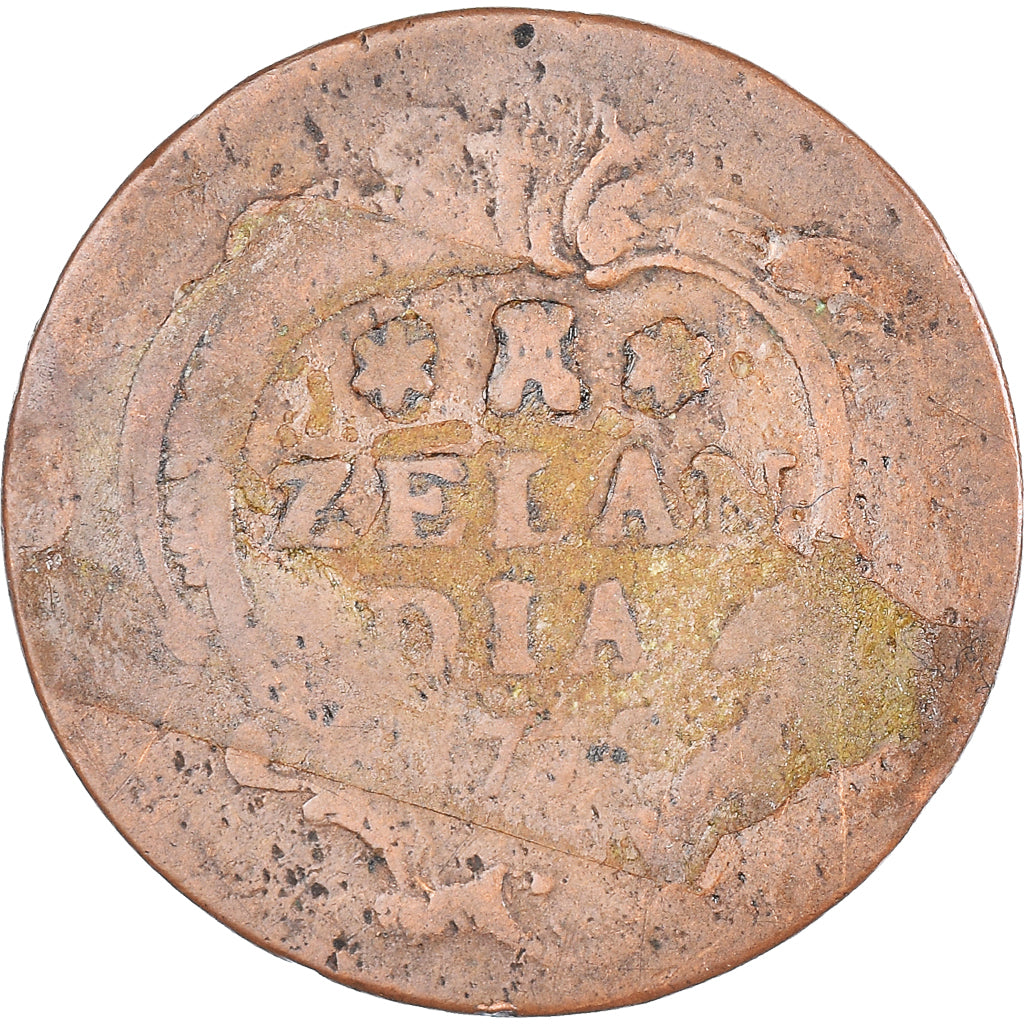 Coin, Netherlands, ZEELAND, Duit, 179[?], Middelbourg, VF(20-25), Copper