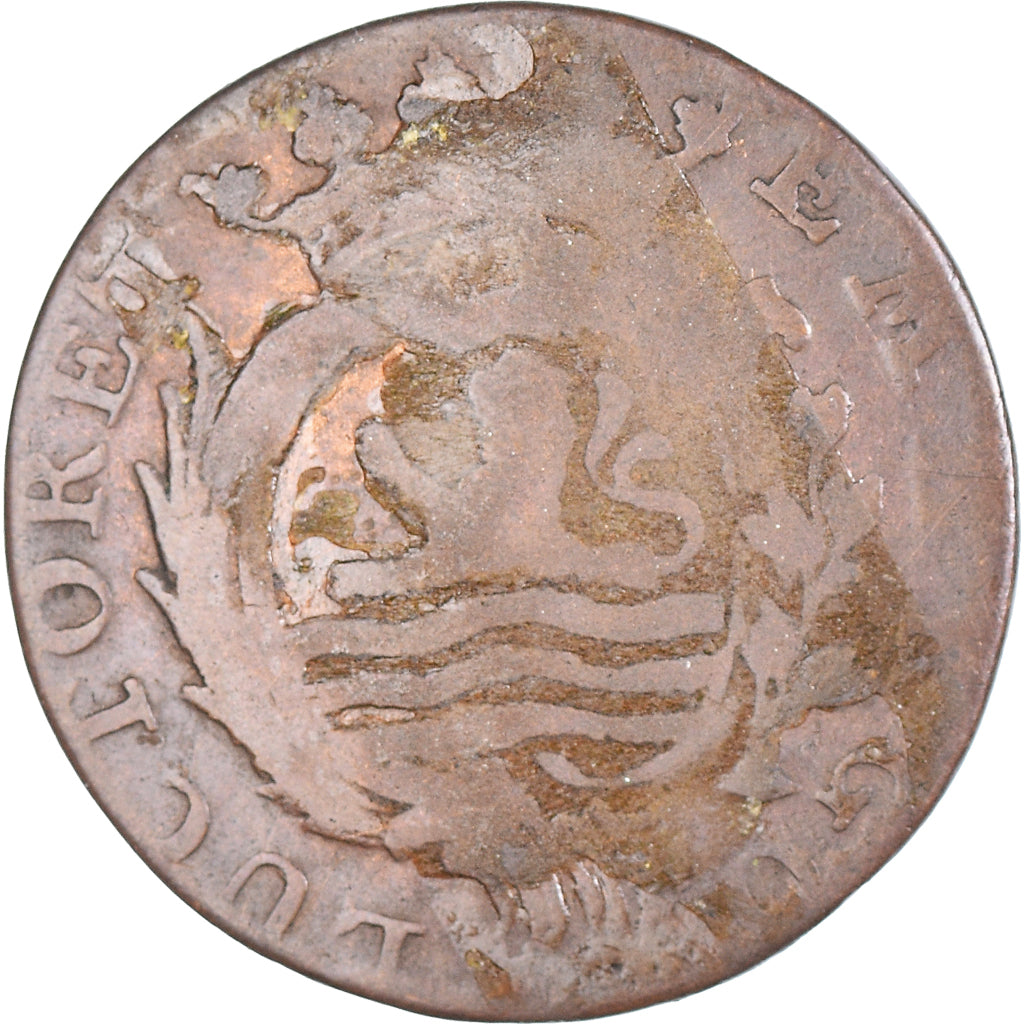 Coin, Netherlands, ZEELAND, Duit, 1789, Middelbourg, VF(20-25), Copper, KM:101.1
