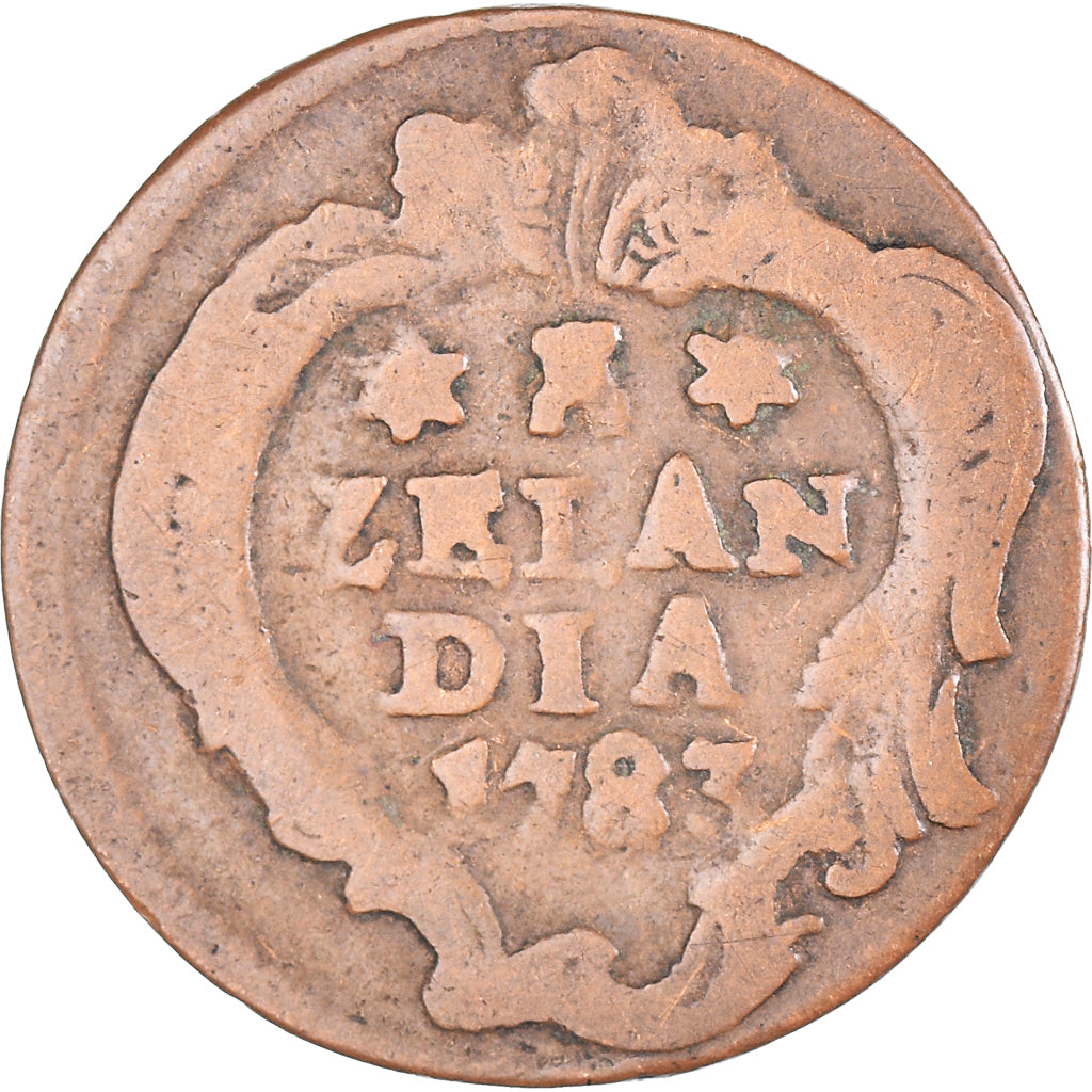 Münze, Niederlande, ZEELAND, Duit, 1783, Middelbourg, S, Kupfer, KM:101.1