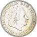 Coin, Netherlands, Juliana, Gulden, 1955, Utrecht, AU(55-58), Silver, KM:184