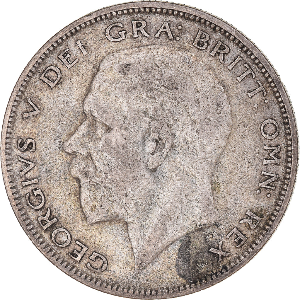 Coin, Great Britain, George V, 1/2 Crown, 1928, VF(30-35), Silver, KM:835