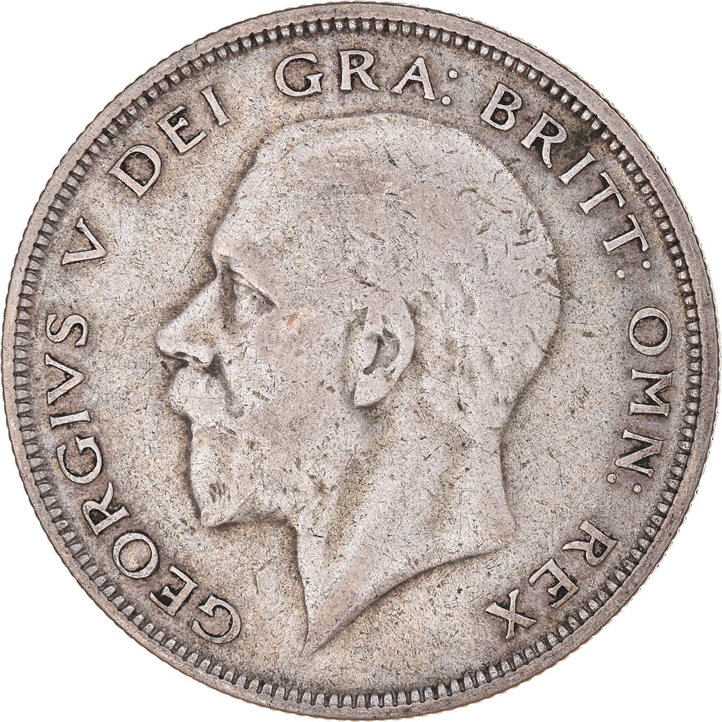 Moneta, Gran Bretagna, George V, 1/2 Crown, 1931, MB+, Argento, KM:835