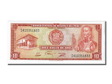Banknote, Peru, 10 Soles De Oro, 1975, KM:106, UNC(65-70)