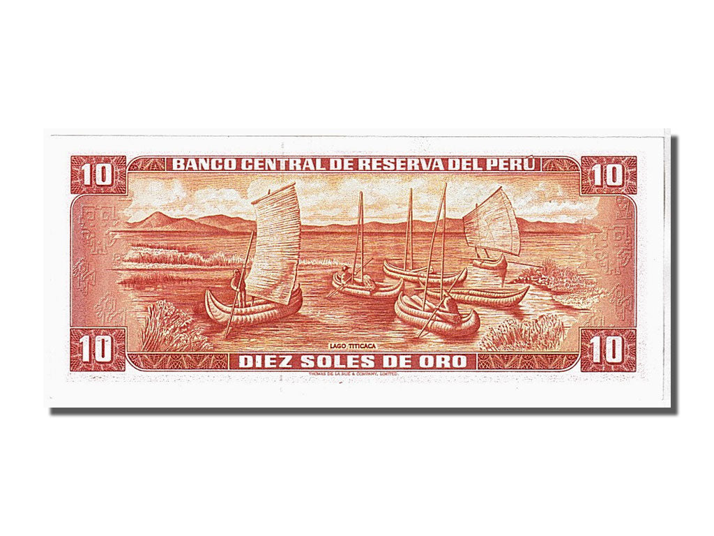 Banknote, Peru, 10 Soles De Oro, 1975, KM:106, UNC(65-70)