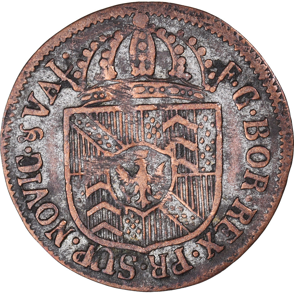 Munten, ZWITSERSE CANTONS, NEUCHATEL, 1/2 Batzen, 1793, Neuenburg, ZF, Billon