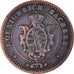 Coin, German States, SAXONY-ALBERTINE, Johann, 2 Pfennig, 1869, EF(40-45)