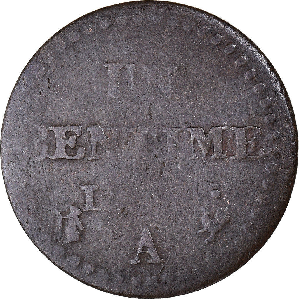 Monnaie, France, Dupré, Centime, Paris, TB+, Cuivre