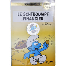 France, Monnaie de Paris, 10 Euro, Le Schtroumpf Financier (13/20), 2020, FDC