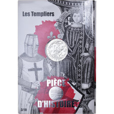 Francja, Monnaie de Paris, 10 Euro, Pièce d'Histoire - Les Templiers, 2019