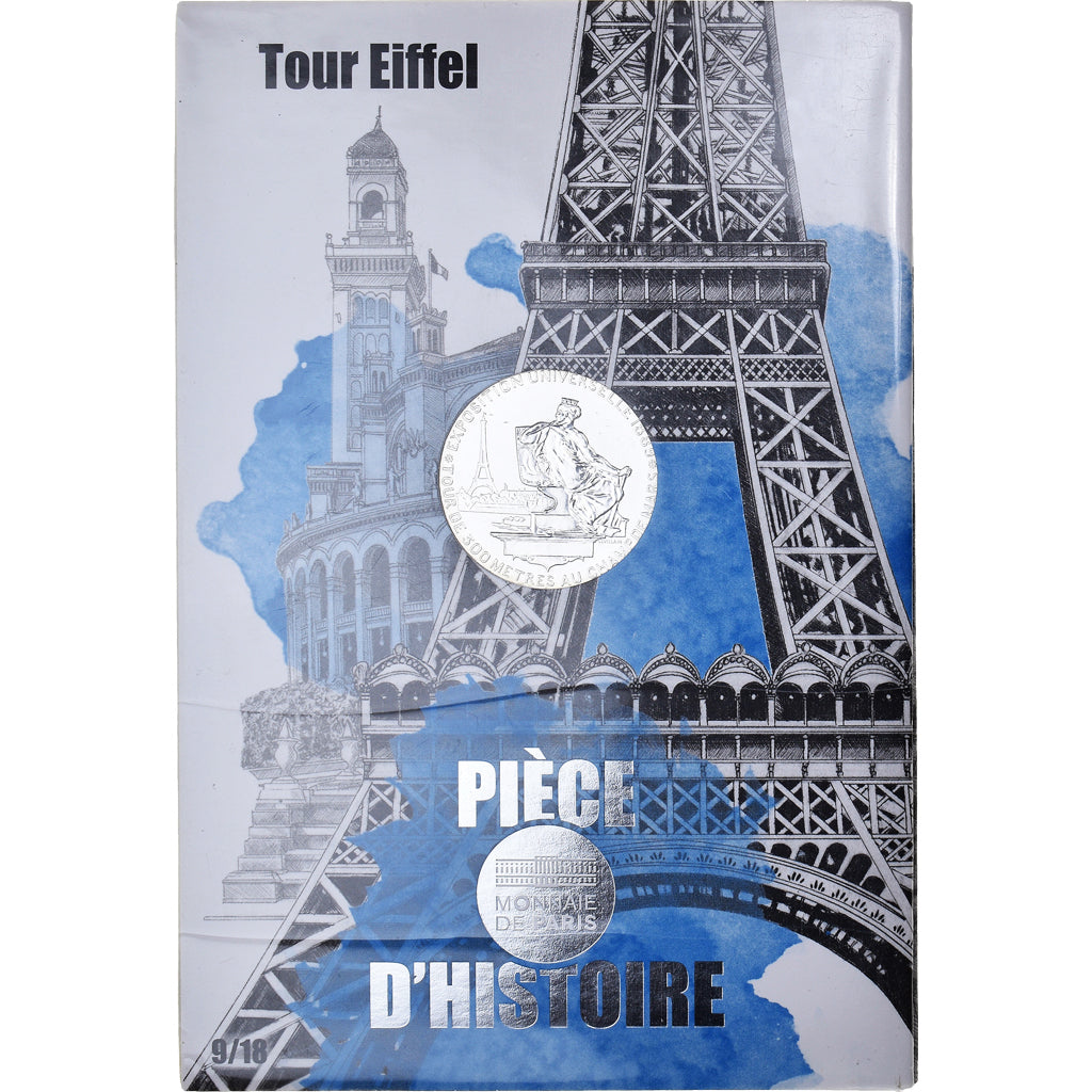 Francia, Monnaie de Paris, 10 Euro, Pièce d'Histoire - Tour Eiffel, 2019, FDC