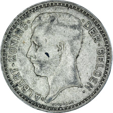 Coin, Belgium, Albert I, 20 Francs, 20 Frank, 1934, Brussels, VF(30-35), Silver