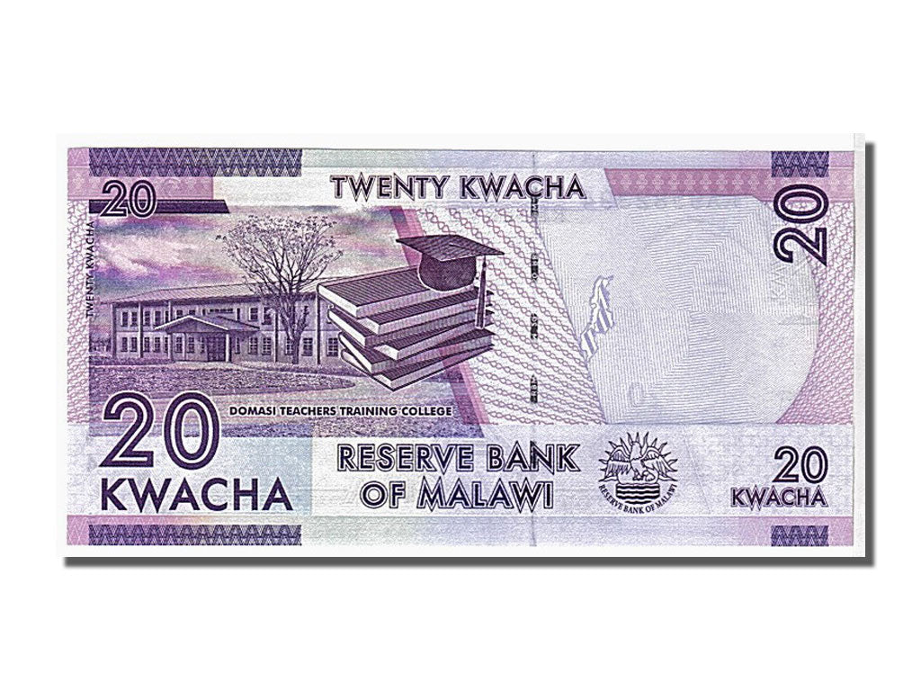 Banknot, Malawi, 20 Kwacha, 2012, UNC(65-70)
