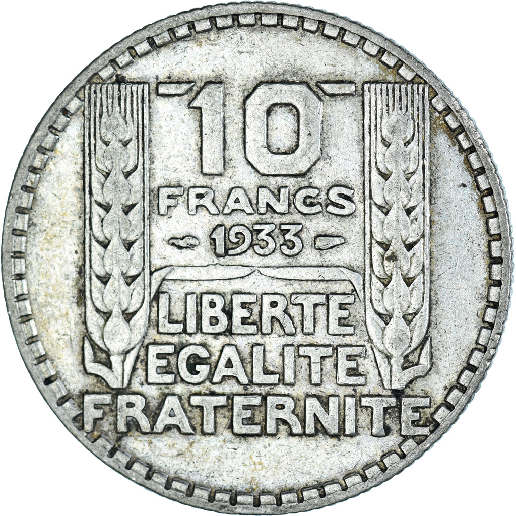 Monnaie, France, Turin, 10 Francs, 1933, Paris, TB+, Argent, Gadoury:801, KM:878