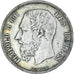 Moneda, Bélgica, Leopold II, 5 Francs, 5 Frank, 1868, Brussels, BC+, Plata
