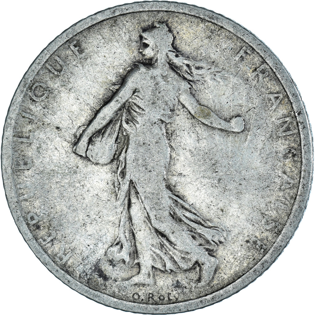 Moneta, Francia, Semeuse, Franc, 1898, Paris, MB+, Argento, KM:844.1