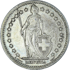 Coin, Switzerland, 2 Francs, 1944, Bern, EF(40-45), Silver, KM:21
