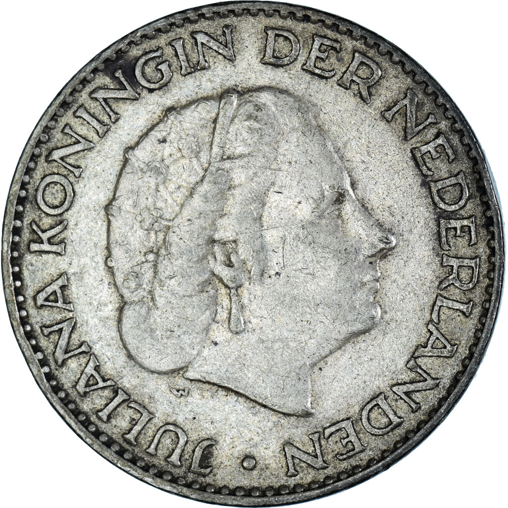 Monnaie, Pays-Bas, Juliana, Gulden, 1956, Utrecht, TTB, Argent, KM:184
