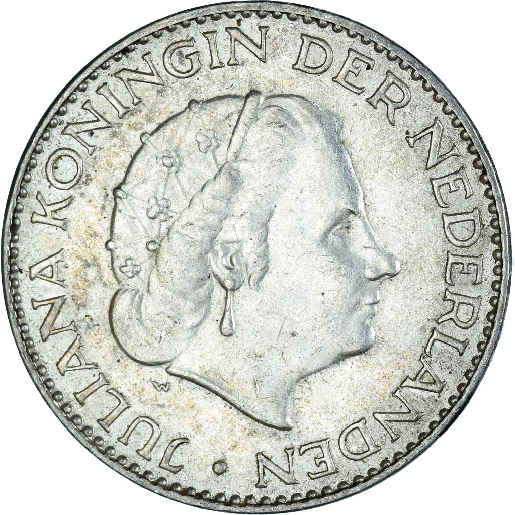 Monnaie, Pays-Bas, Juliana, Gulden, 1955, Utrecht, TTB, Argent, KM:184