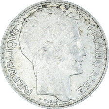 Moeda, França, Turin, 10 Francs, 1933, Paris, EF(40-45), Prata, KM:878
