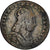 Moneta, Francia, Louis XIV, Liard, 1655, Meung-sur-Loire, MB+, Rame, KM:192.6