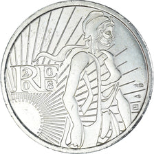 France, 5 Euro, Semeuse, 2008, Monnaie de Paris, MS(63), Silver, Gadoury:EU287