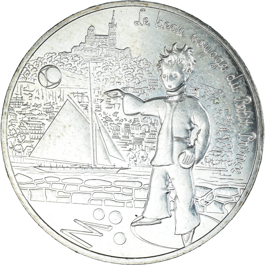 France, 10 Euro, Le Petit Prince (Marseille et la pétanque), 2016, Monnaie de