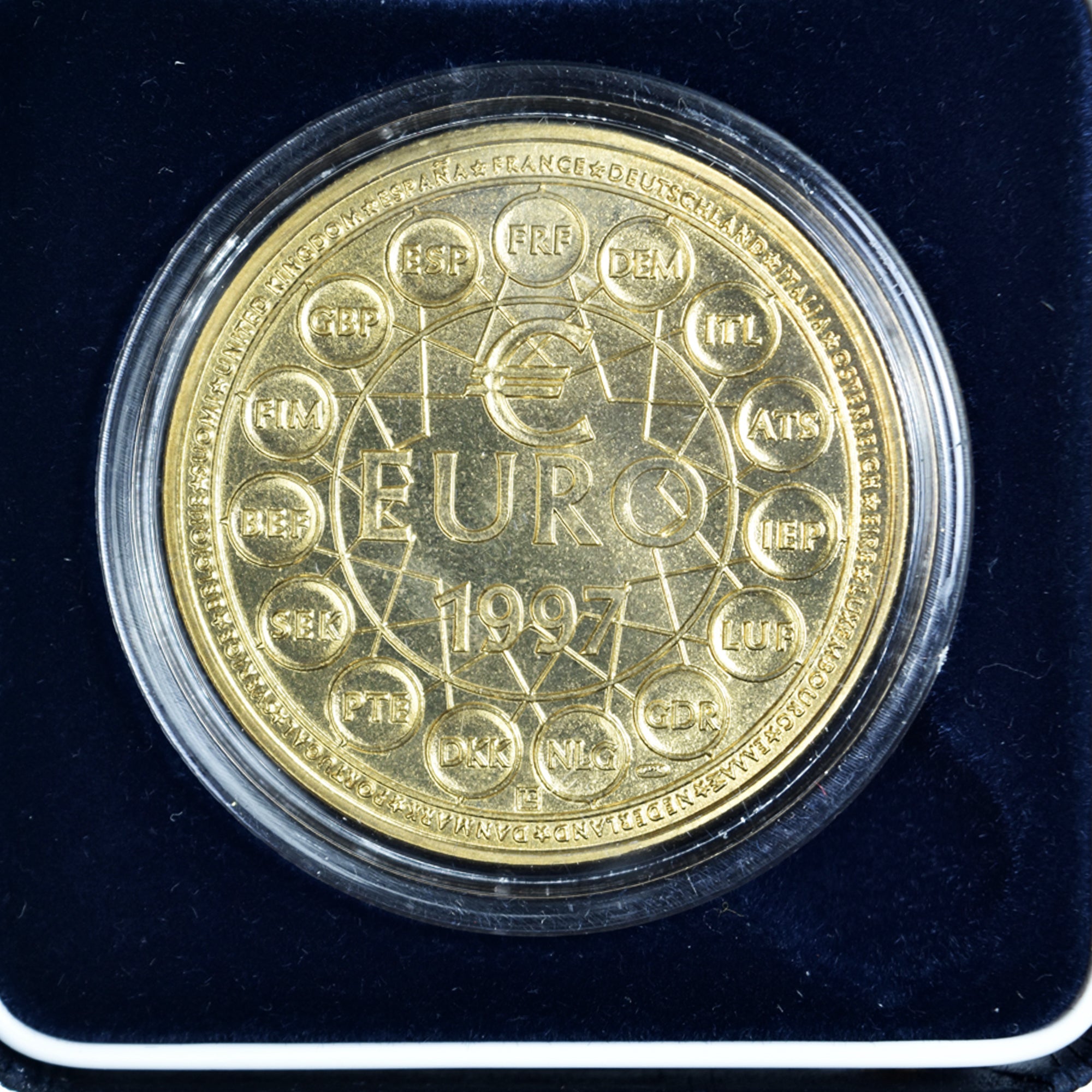 Frankreich, Medaille, Europe à cœur, 1997, STGL, venetian bronze