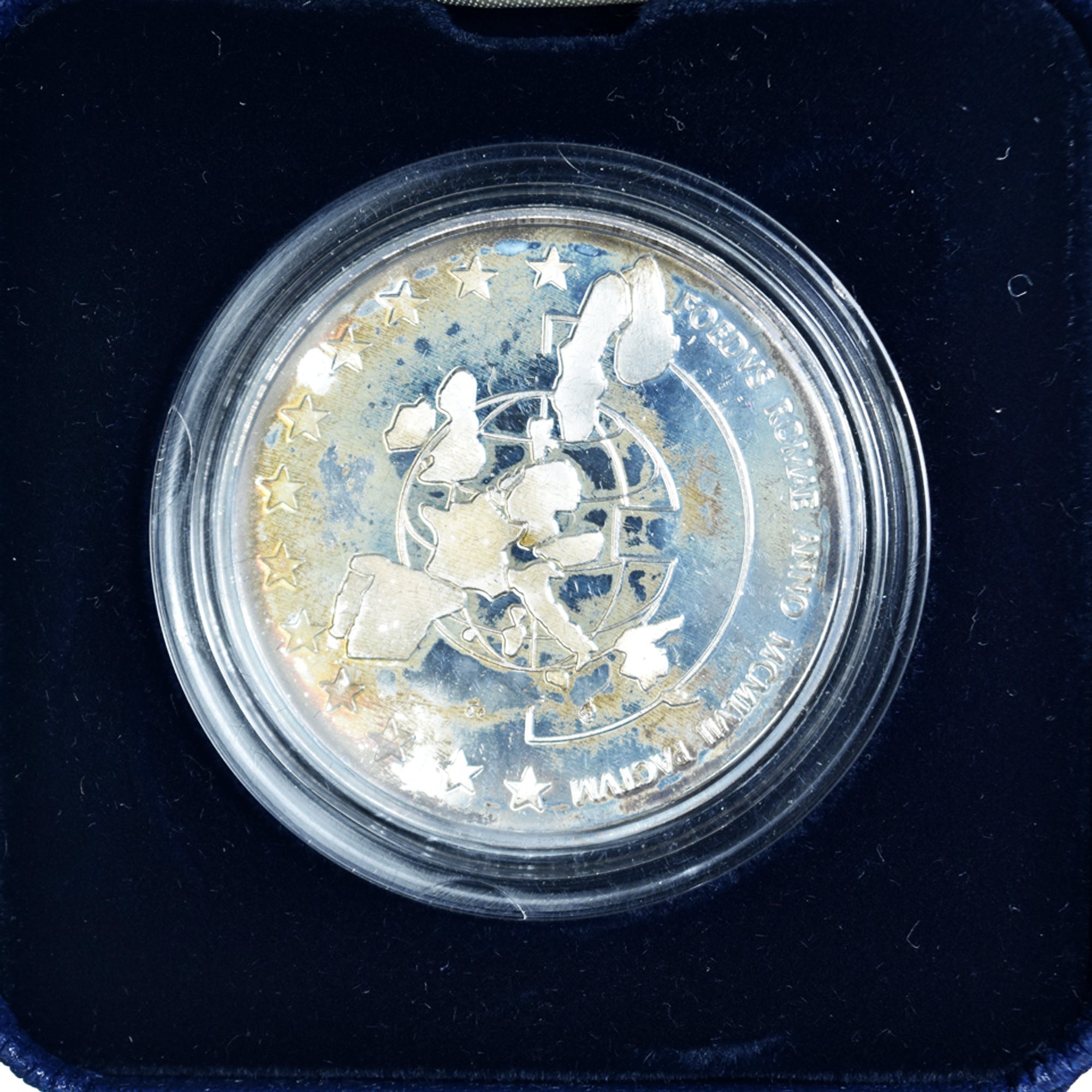 Coin, Belgium, 40th Anniversary - Treaty of Rome, 5 Ecu, 1997, Brussels, MS(63)