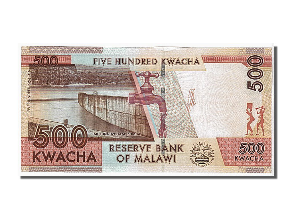 Banknote, Malawi, 500 Kwacha, 2012, KM:61, UNC(65-70)