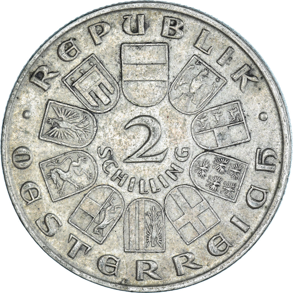 Munten, Oostenrijk, 2 Schilling, 1928, Vienna, ZF, Zilver, KM:2843