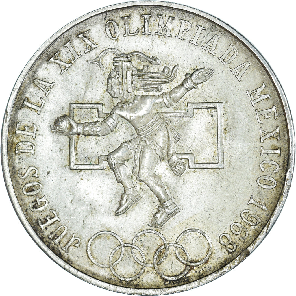 Moneta, Mexico, Summer Olympics - Mexico, 25 Pesos, 1968, Mexico, AU(50-53)