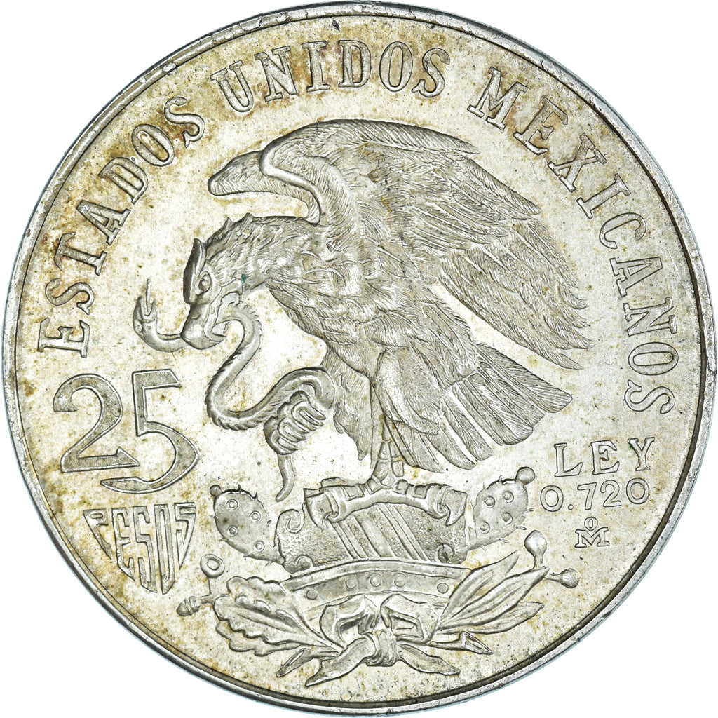 Münze, Mexiko, Summer Olympics - Mexico, 25 Pesos, 1968, Mexico, SS+, Silber
