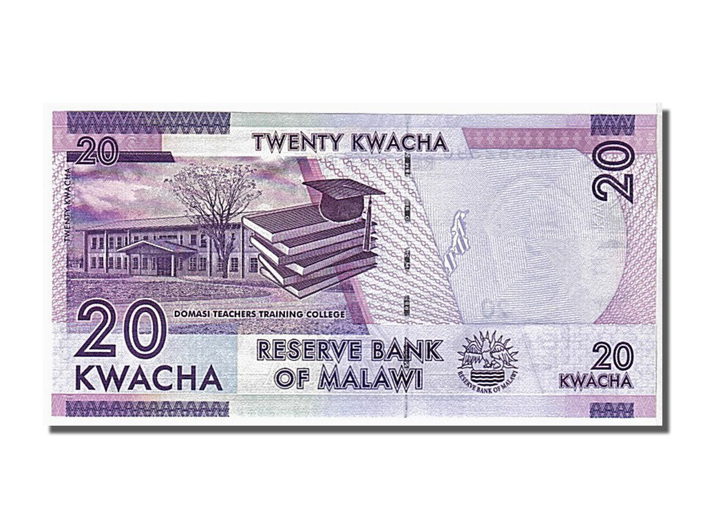 Banknot, Malawi, 20 Kwacha, 2012, KM:57, UNC(65-70)