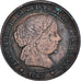 Coin, Spain, Isabel II, 2-1/2 Centimos, 1867, Barcelona, VF(30-35), Copper