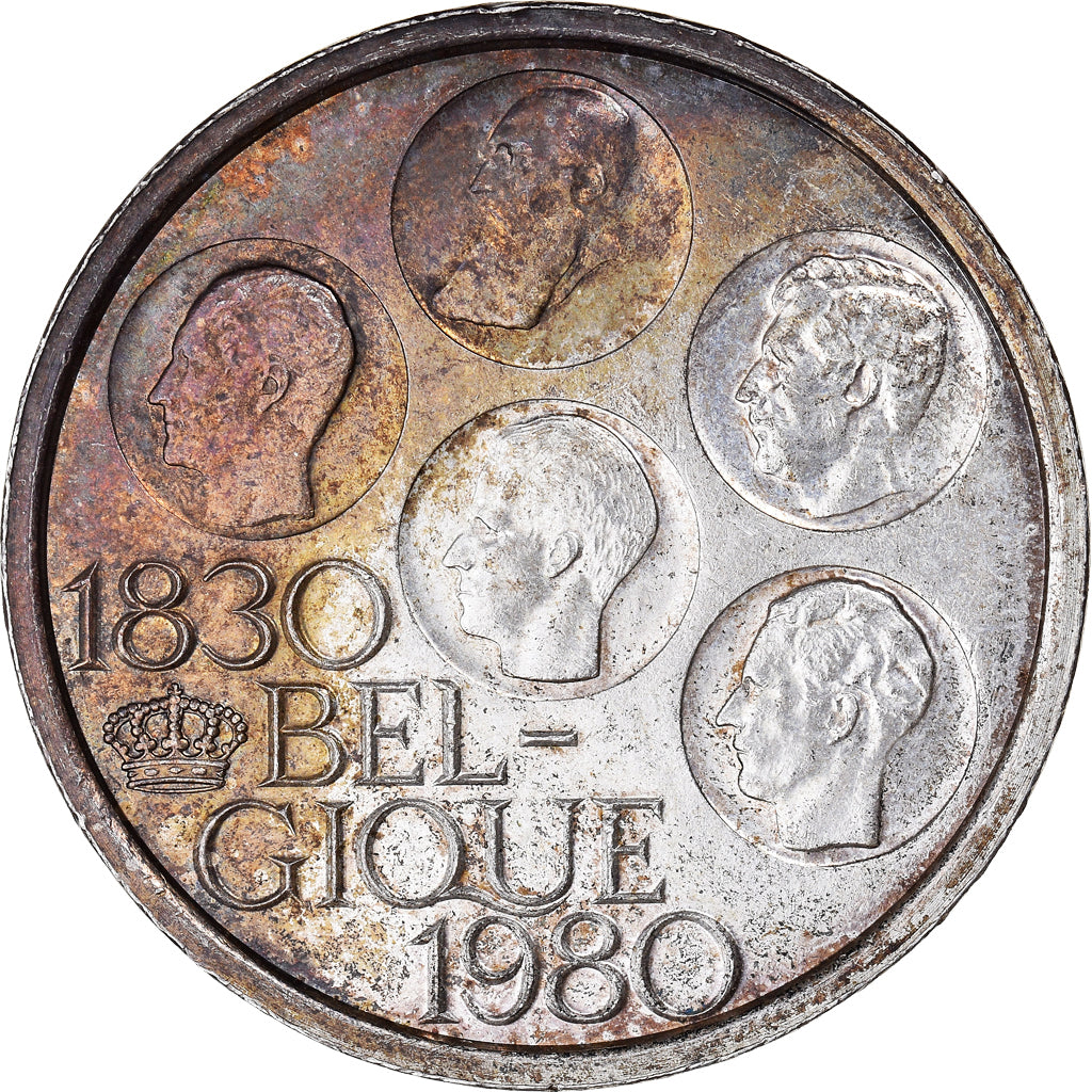 Münze, Belgien, Baudouin I, 500 Francs, 500 Frank, 1980, Brussels, SS+, Silver
