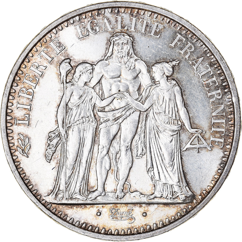 Münze, Frankreich, Hercule, 10 Francs, 1965, Paris, VZ, Silber, KM:932