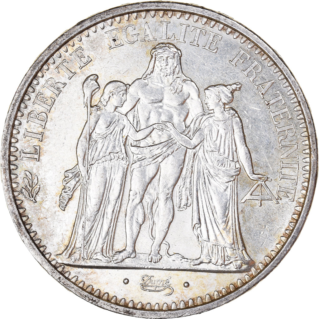 Münze, Frankreich, Hercule, 10 Francs, 1965, Paris, VZ, Silber, KM:932