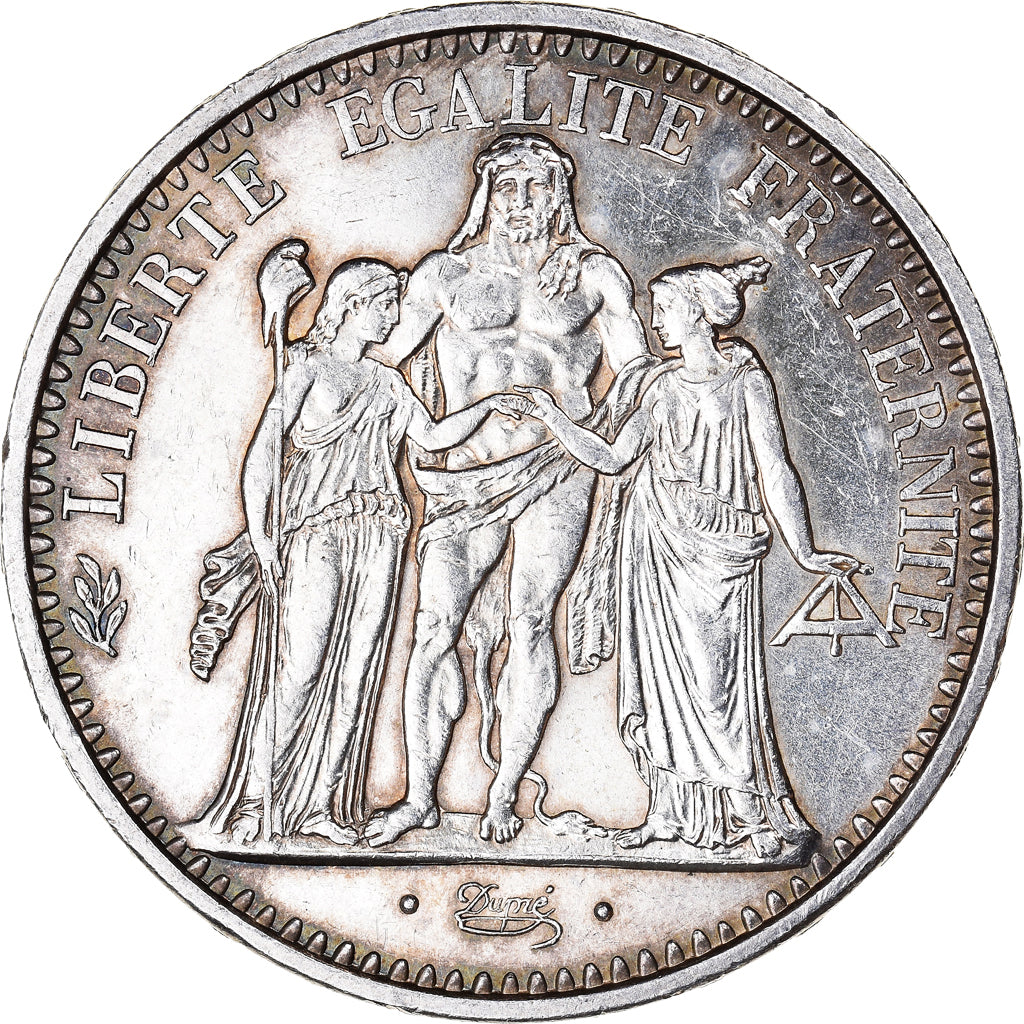 Moneta, Francja, Hercule, 10 Francs, 1965, Paris, AU(55-58), Srebro, KM:932