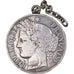 Moneta, Francja, Cérès, 5 Francs, 1849, Paris, avec bélière et chaine