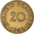 Monnaie, Saare, 20 Franken, 1954, Paris, TTB, Bronze-Aluminium, Gadoury:2, KM:2
