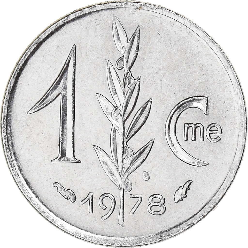 Moneta, Monaco, Rainier III, Centime, 1978, SPL, Acciaio inossidabile, KM:155