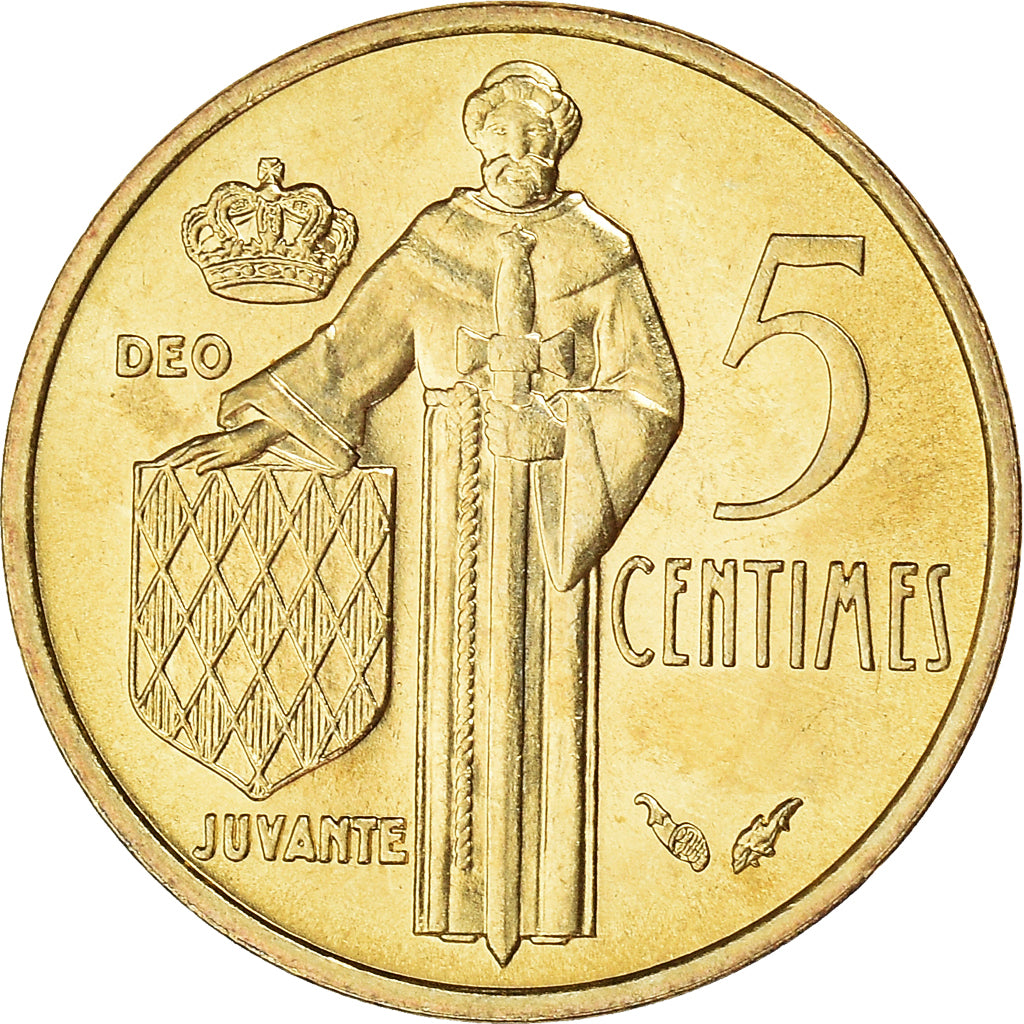 Moneta, Monaco, Rainier III, 5 Centimes, 1978, SPL, Alluminio-bronzo, KM:156