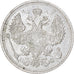 Moneta, Russia, Nicholas II, 20 Kopeks, 1915, Saint-Petersburg, MS(63), Srebro