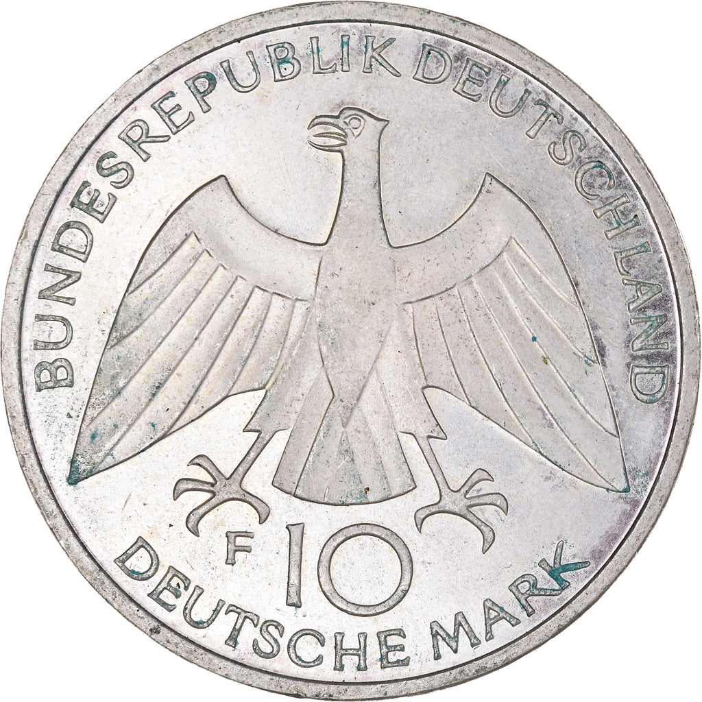 Moeda, ALEMANHA - REPÚBLICA FEDERAL, Munich olympics, 10 Mark, 1972, Stuttgart