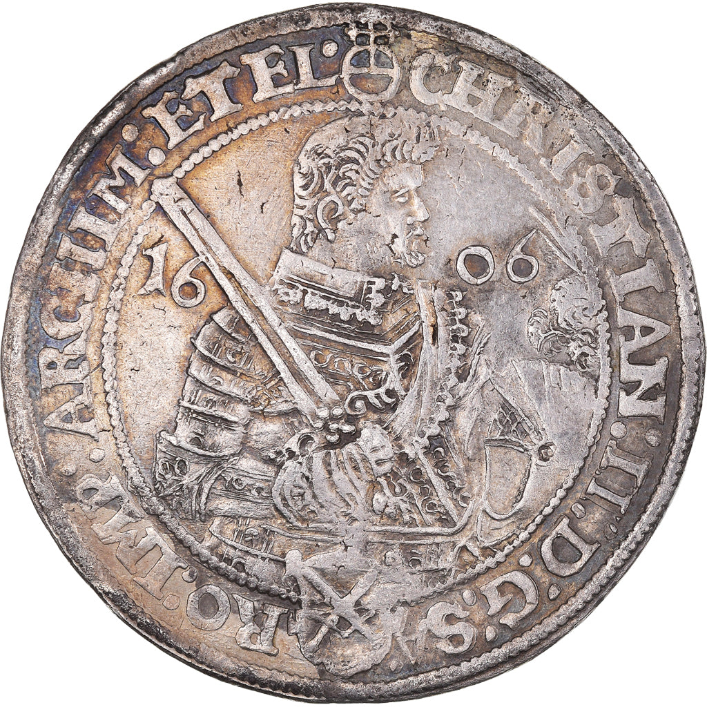 Coin, German States, SAXONY-ALBERTINE, Christian II, Johann Georg I and August